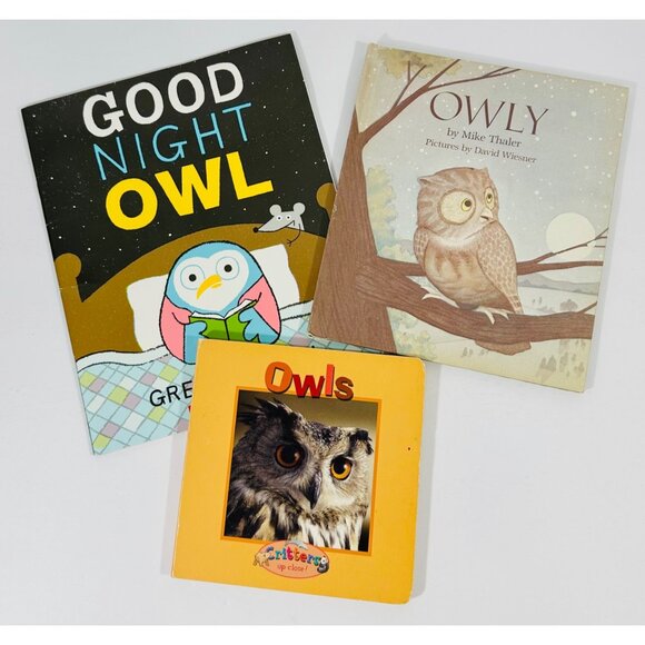 Owl Themed Childrens Books Good Night Owl Owly & Owls By Scholastic & Weekly Rea - Picture 1 of 3